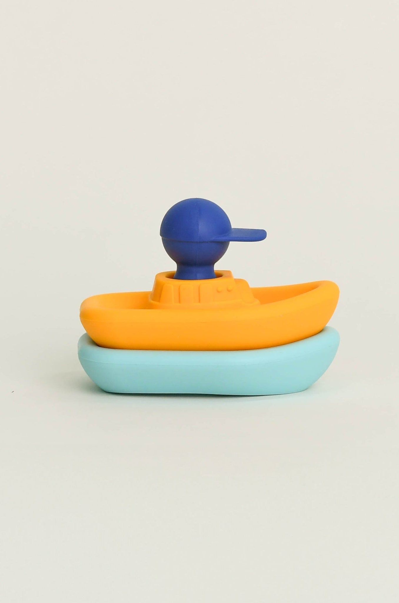 Olive | Man in Boat Bath Toy - Turquoise / Yellow | The Elly Store