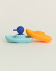 Olive | Man in Boat Bath Toy - Turquoise / Yellow | The Elly Store