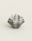 Olive | Stackable Sharks - Grey Set of 3 | The Elly Store