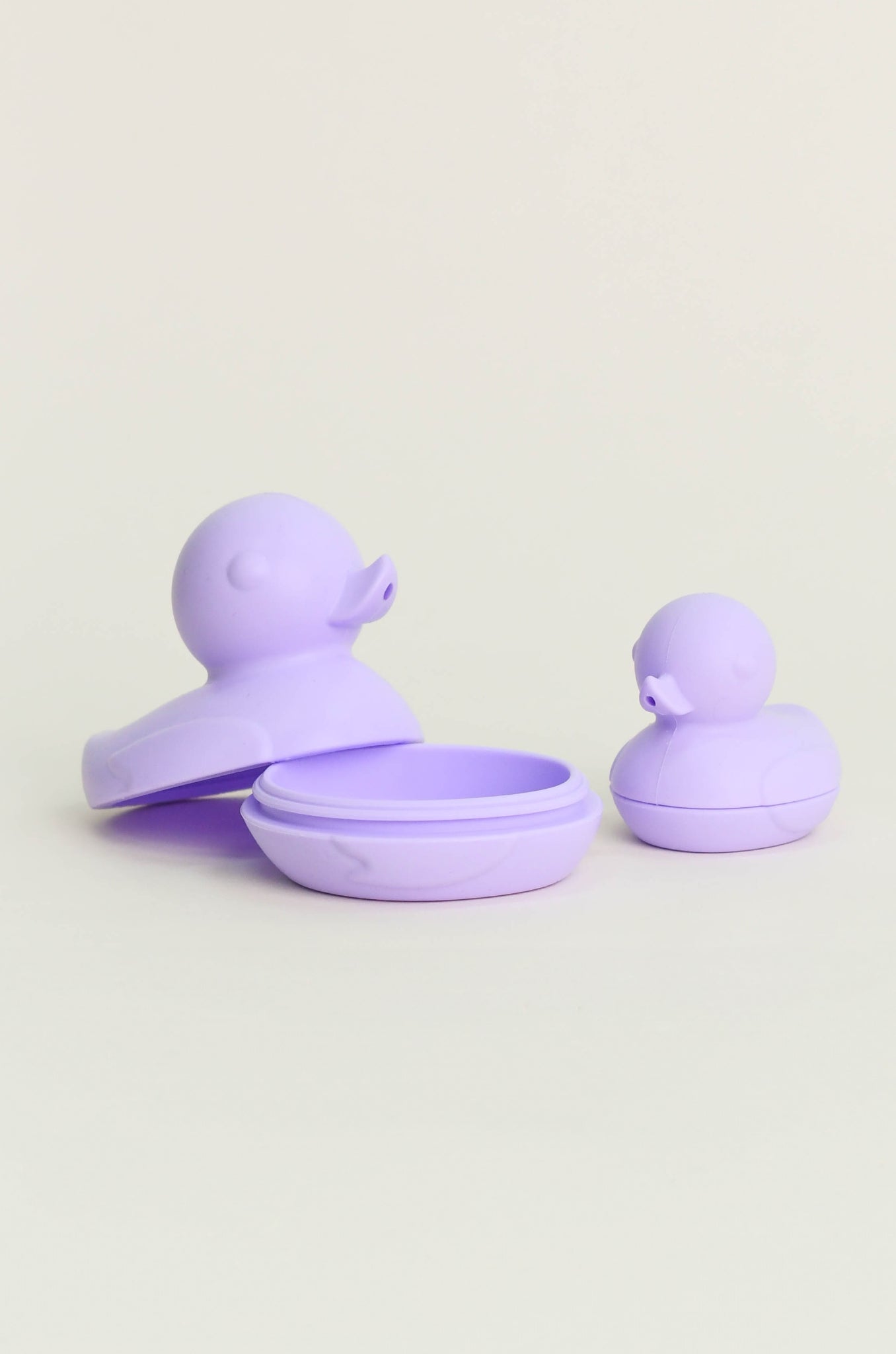 Olive | Silicone Ducky Bath Toy - Lilac Set of 2 | The Elly Store