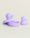 Olive | Silicone Ducky Bath Toy - Lilac Set of 2 | The Elly Store