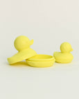 Olive | Silicone Ducky Bath Toy - Yellow Set of 2 | The Elly Store