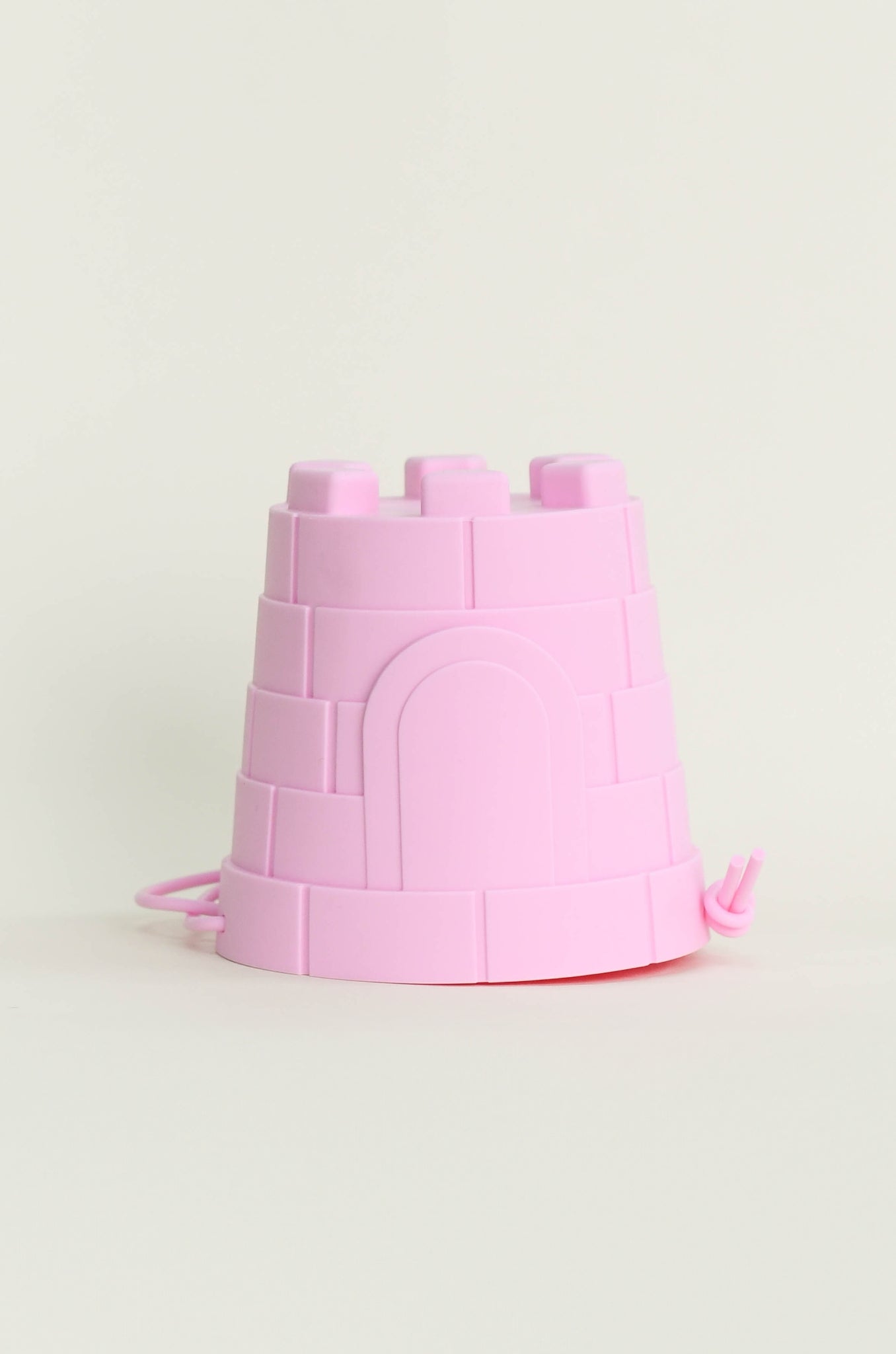 Olive | Silicone Sandcastle Beach Bucket - Pink | The Elly Store 