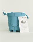 Olive | Silicone Sandcastle Beach Bucket - Turquoise | The Elly Store