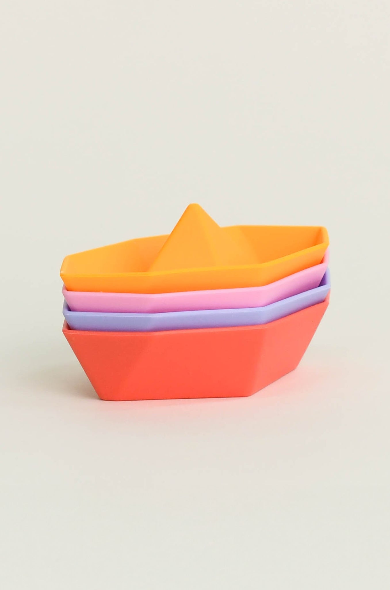 Olive | Stackable Boat - Pink Set of 4 | The Elly Store