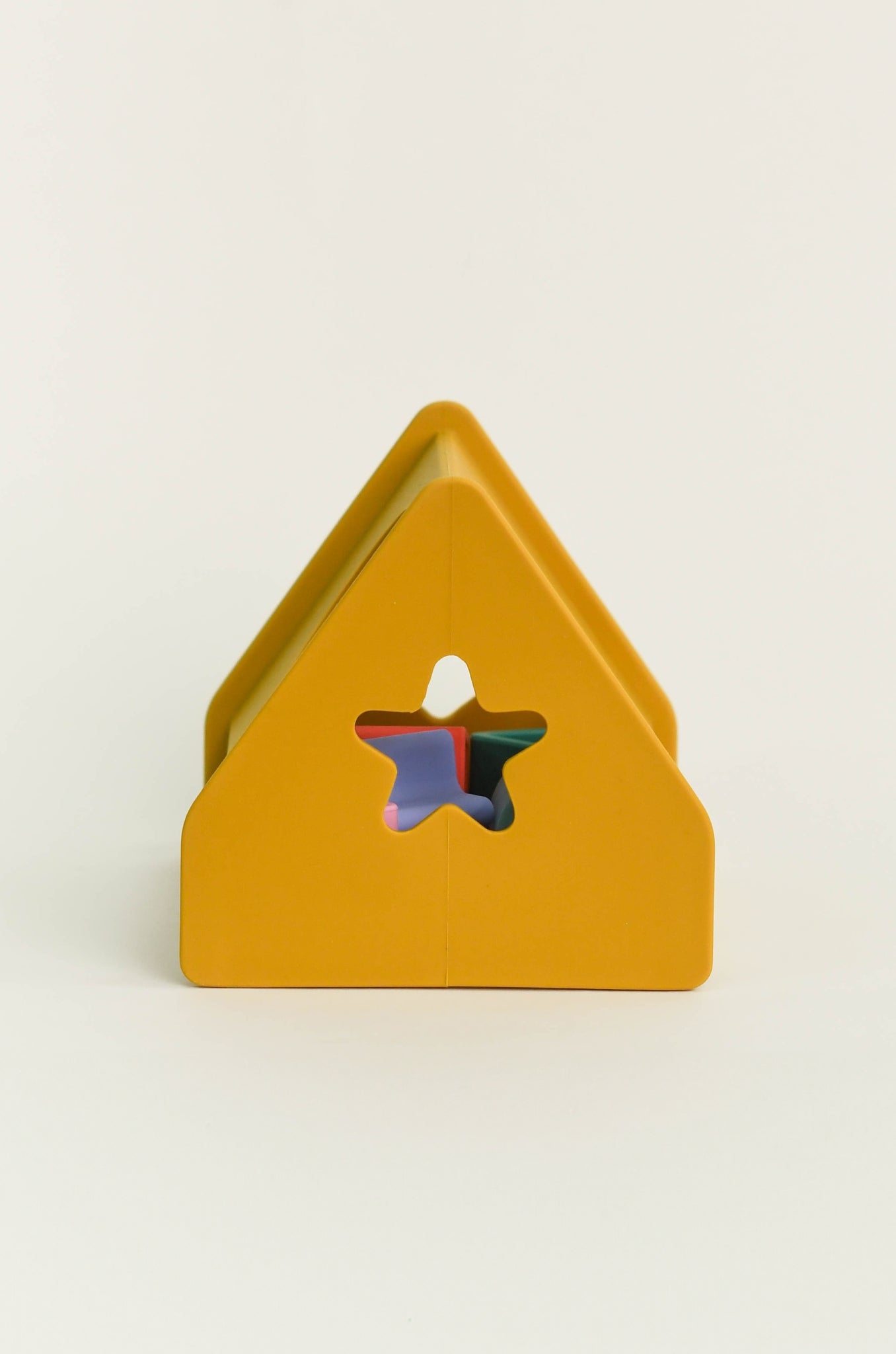 Olive | Shape Sorting House - Yellow | The Elly Store