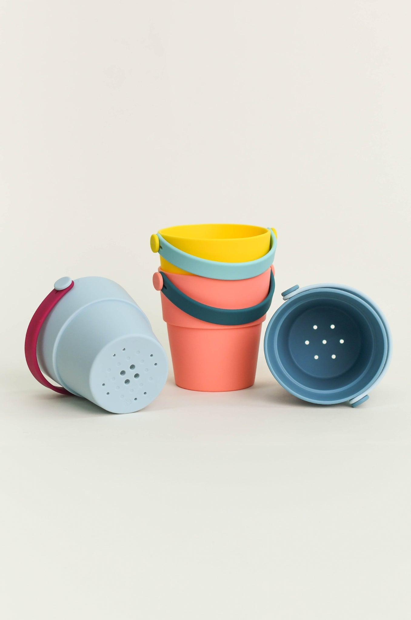 Olive | Mini Shower Buckets - Set of 4 | The Elly Store