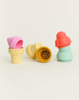 Olive Ice Cream Bath Toy - Set of 4 | The Elly Store