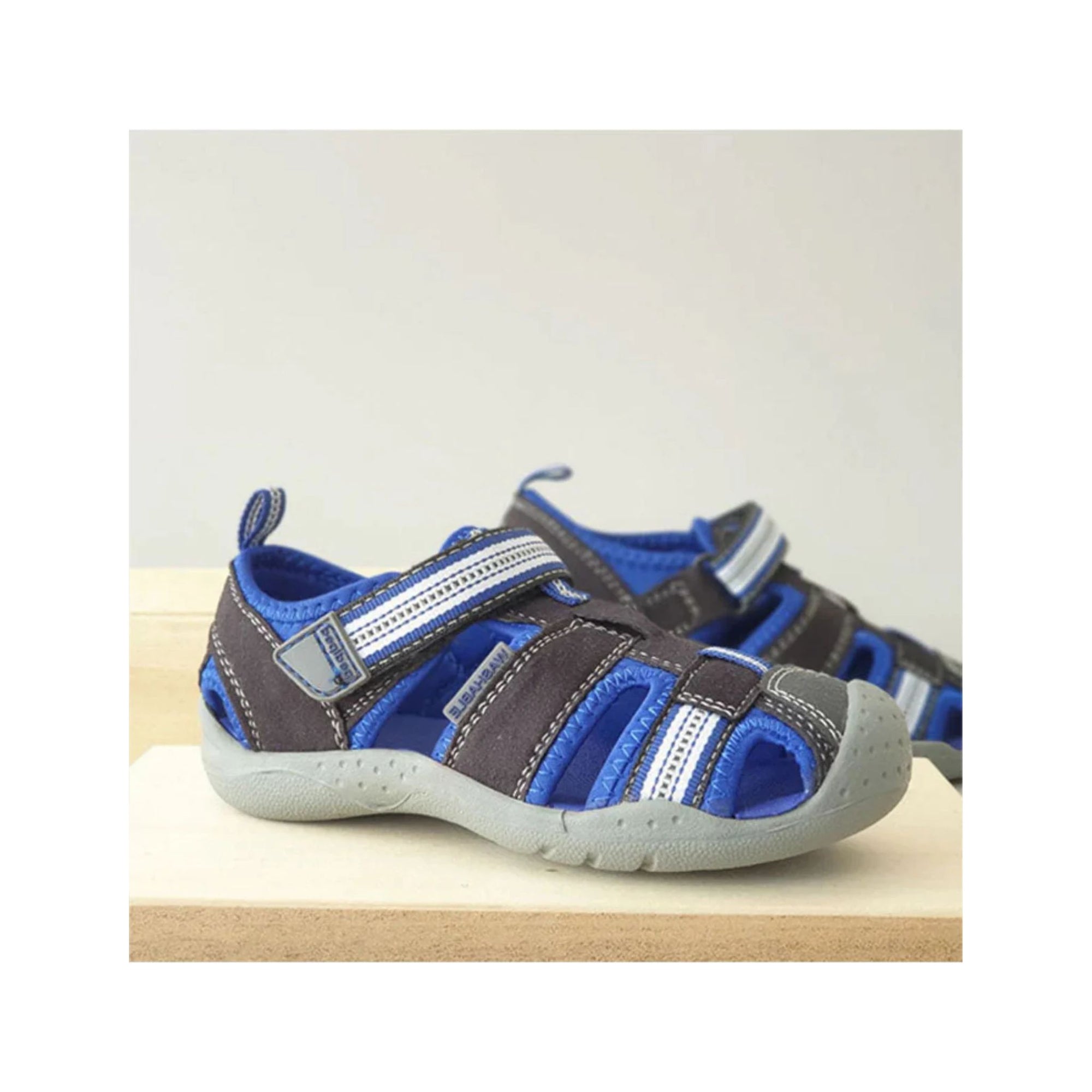 Pediped Flex Sahara Black / King Blue Adventure Sandals