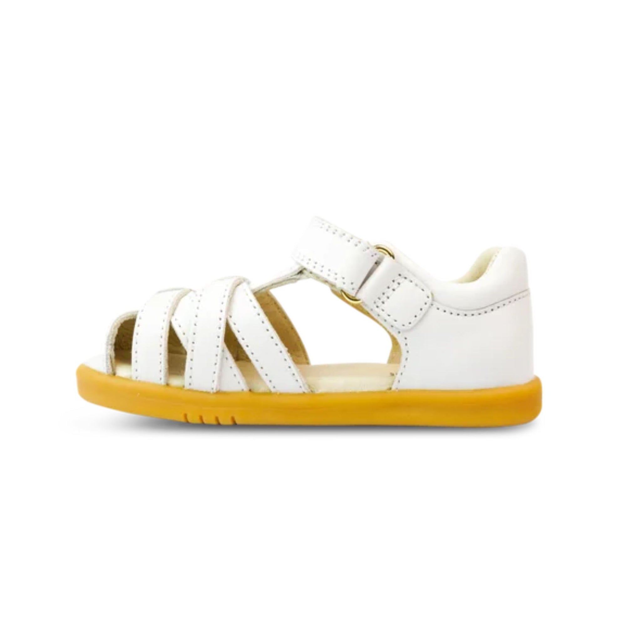 Bobux White Cross Jump Sandals i-Walk