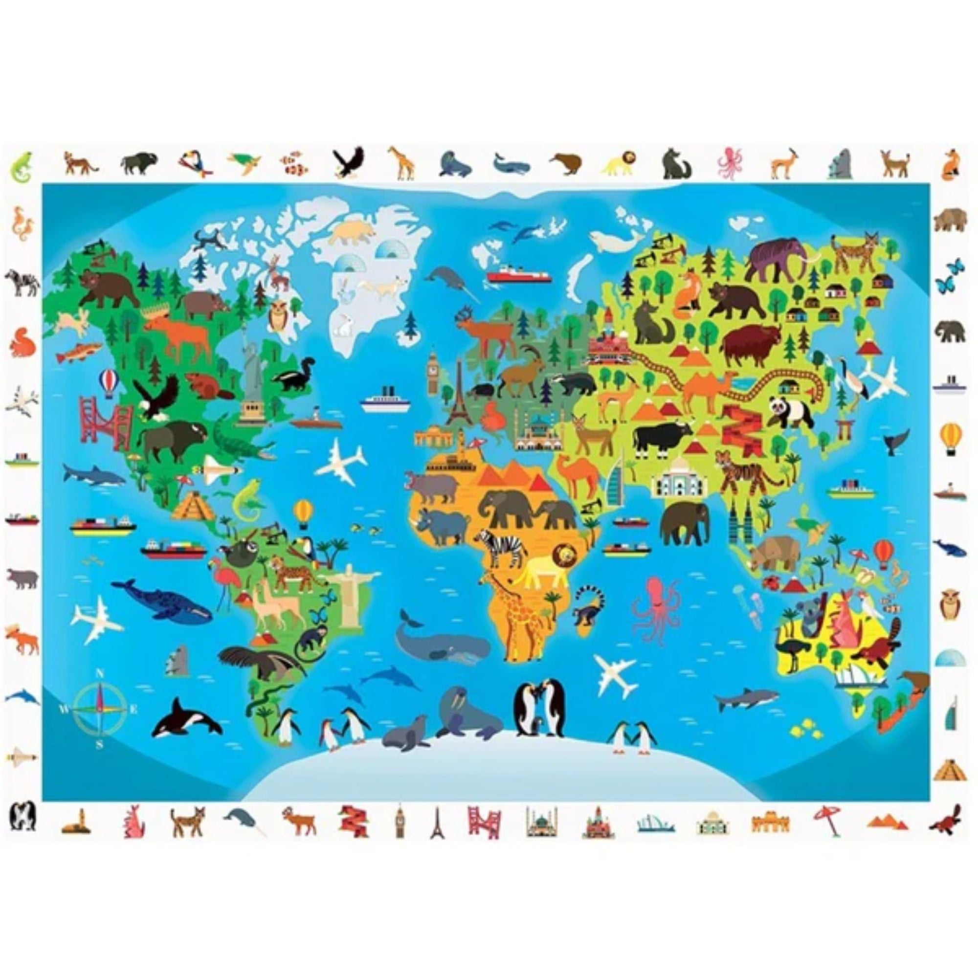 Calypto Puzzle - Planisphere of Animals