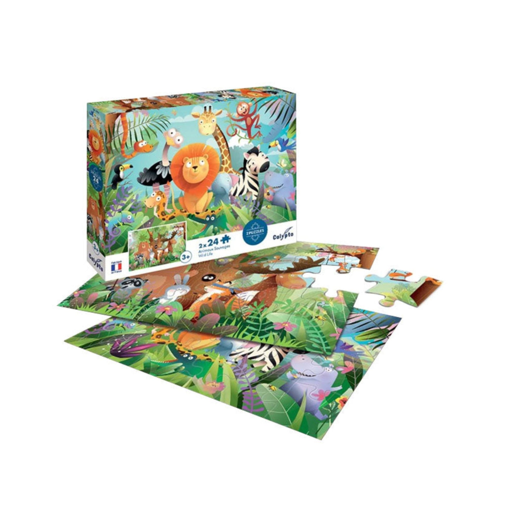 Calypto Puzzle - Animaux Sauvages (Wild Animals)