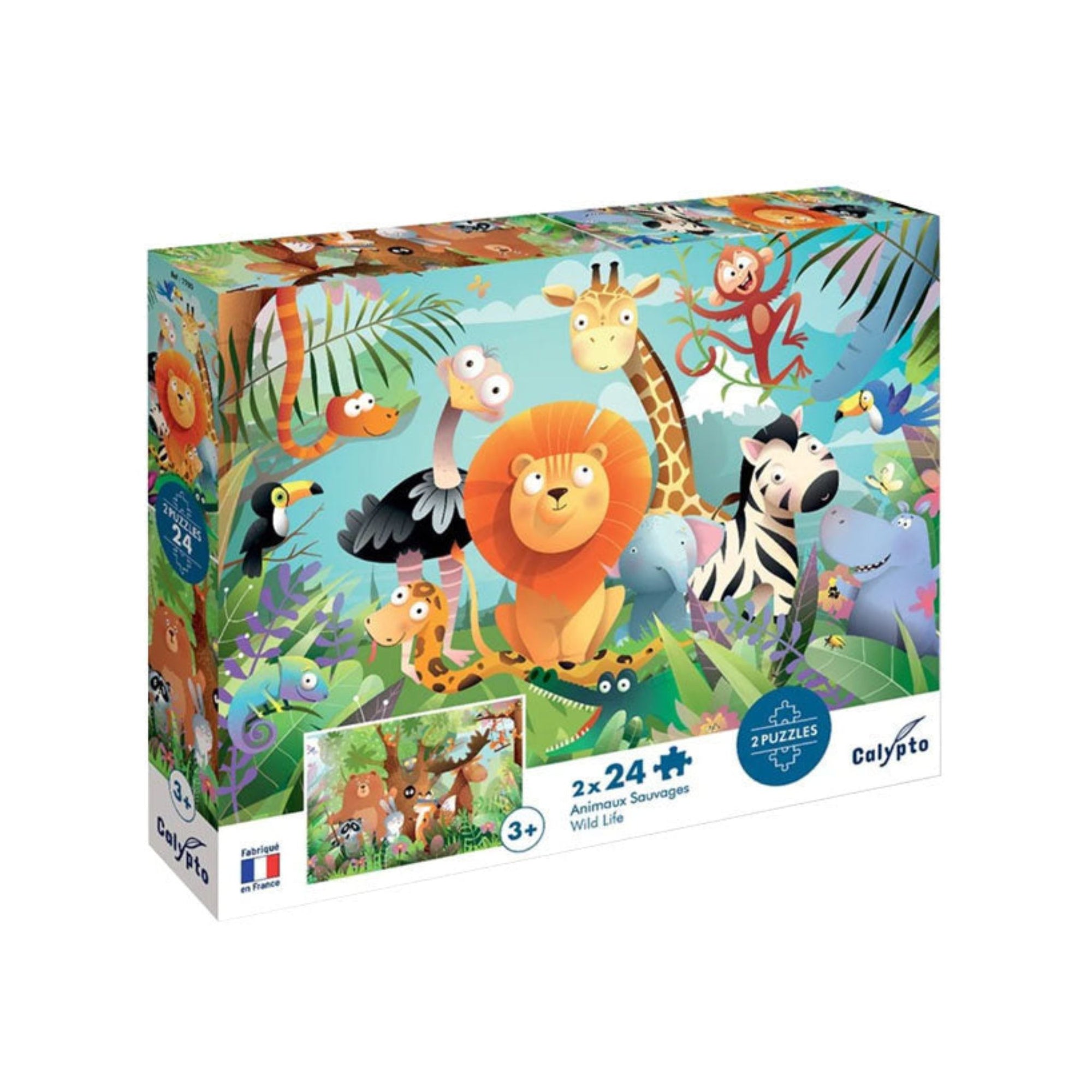 Calypto Puzzle - Animaux Sauvages (Wild Animals)