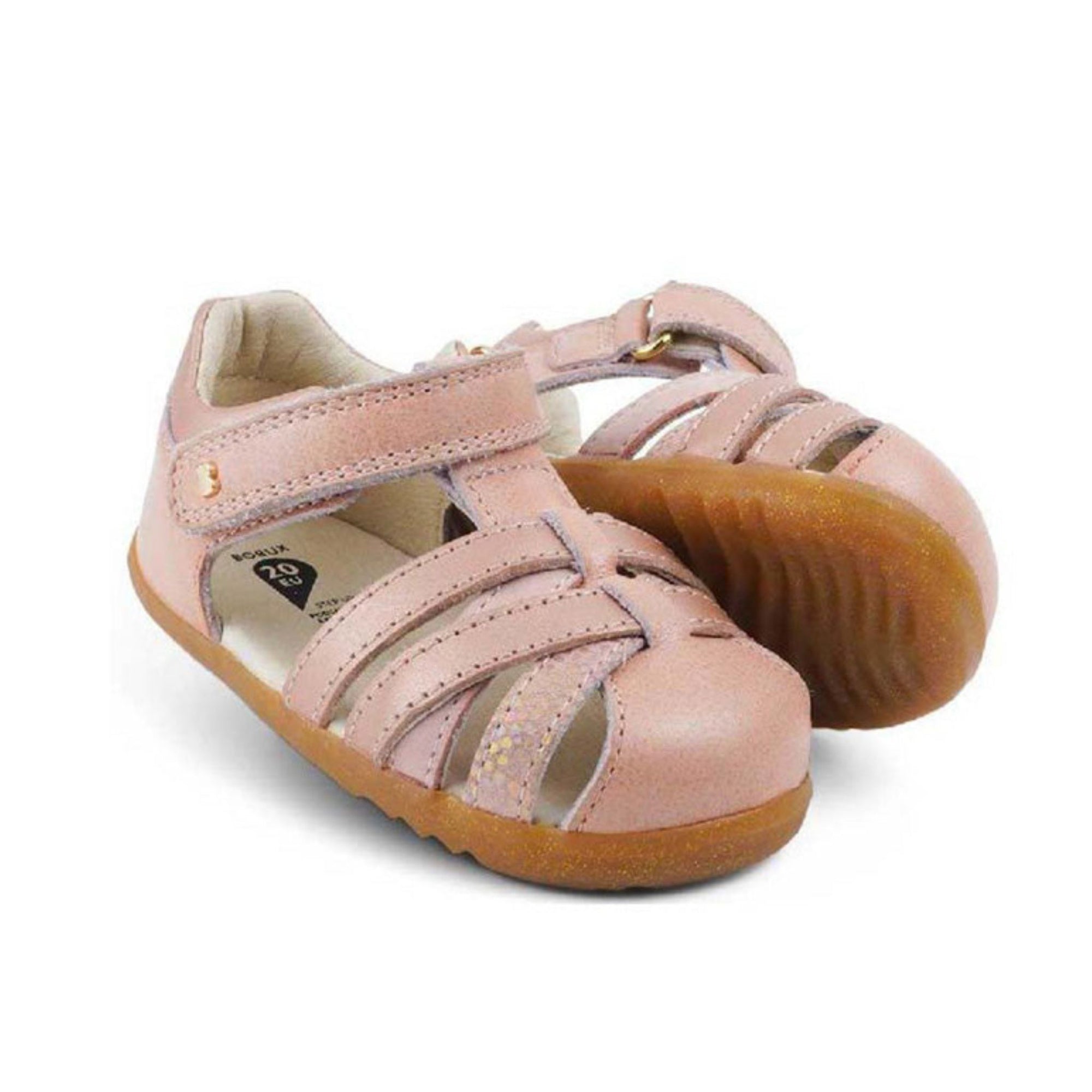 Bobux Dusk Pearl Cross Jump Sandals Step Up