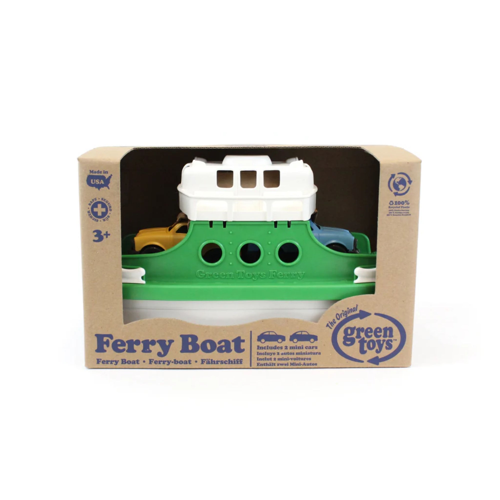 Green Toys Ferry Boat - Green and White