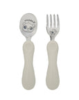 Marcus & Marcus Easy Grip Fork & Spoon Set - Pebble