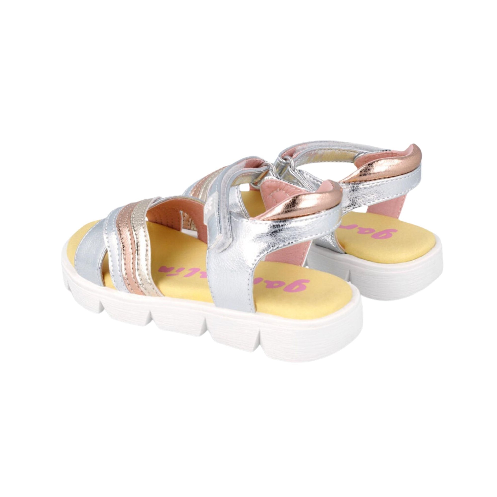 Garvalin Metallic Trio Sandals