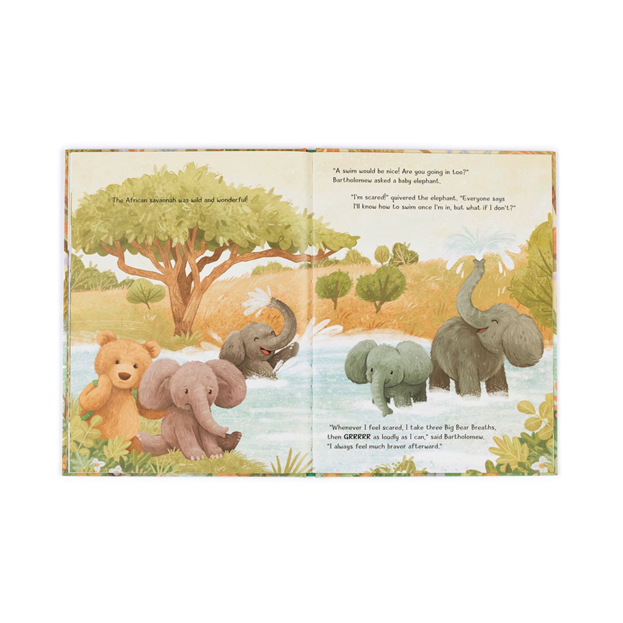 Jellycat It's a Big World Bartholomew Book