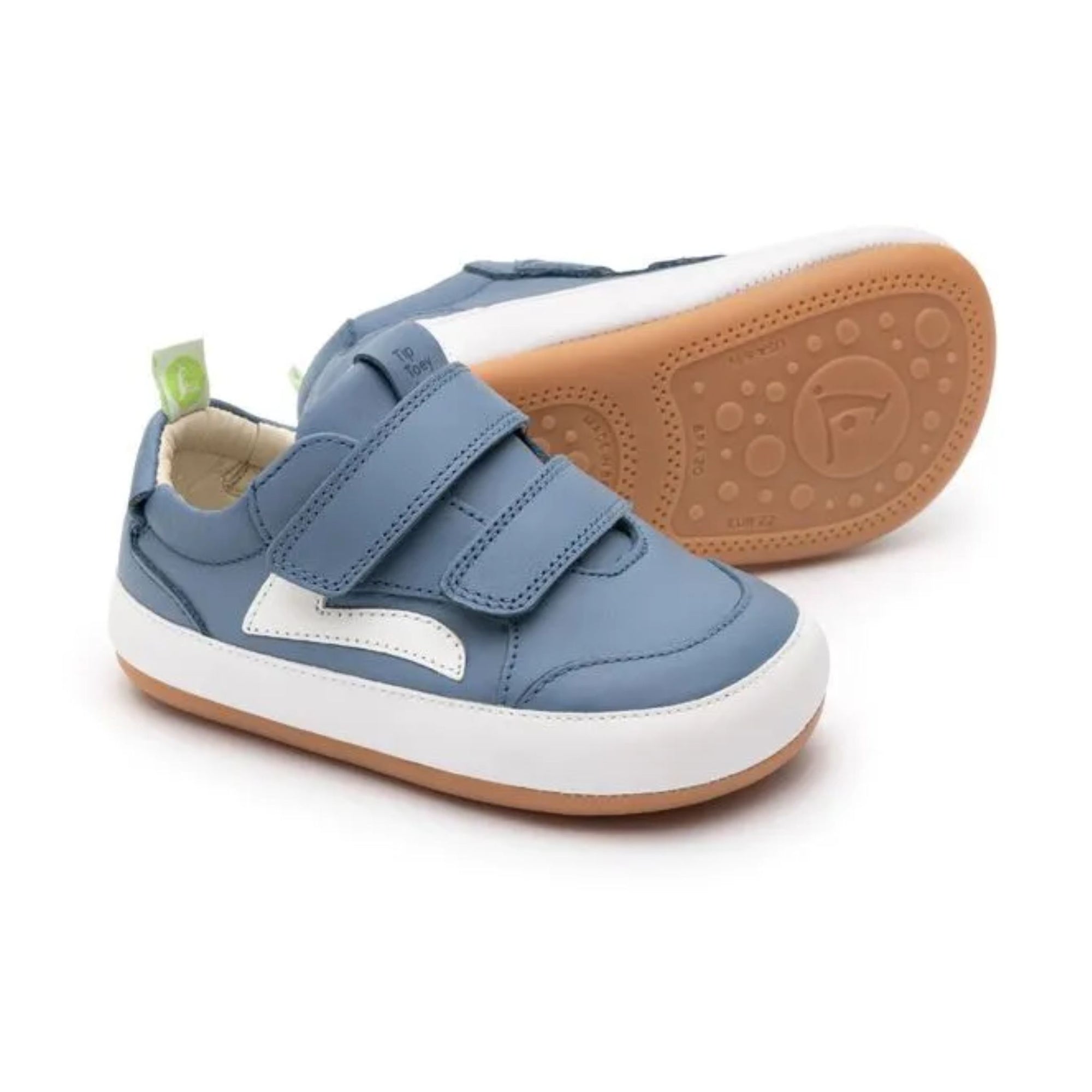 Tip Toey Joey Landy Sneakers - Denim / White (Baby)