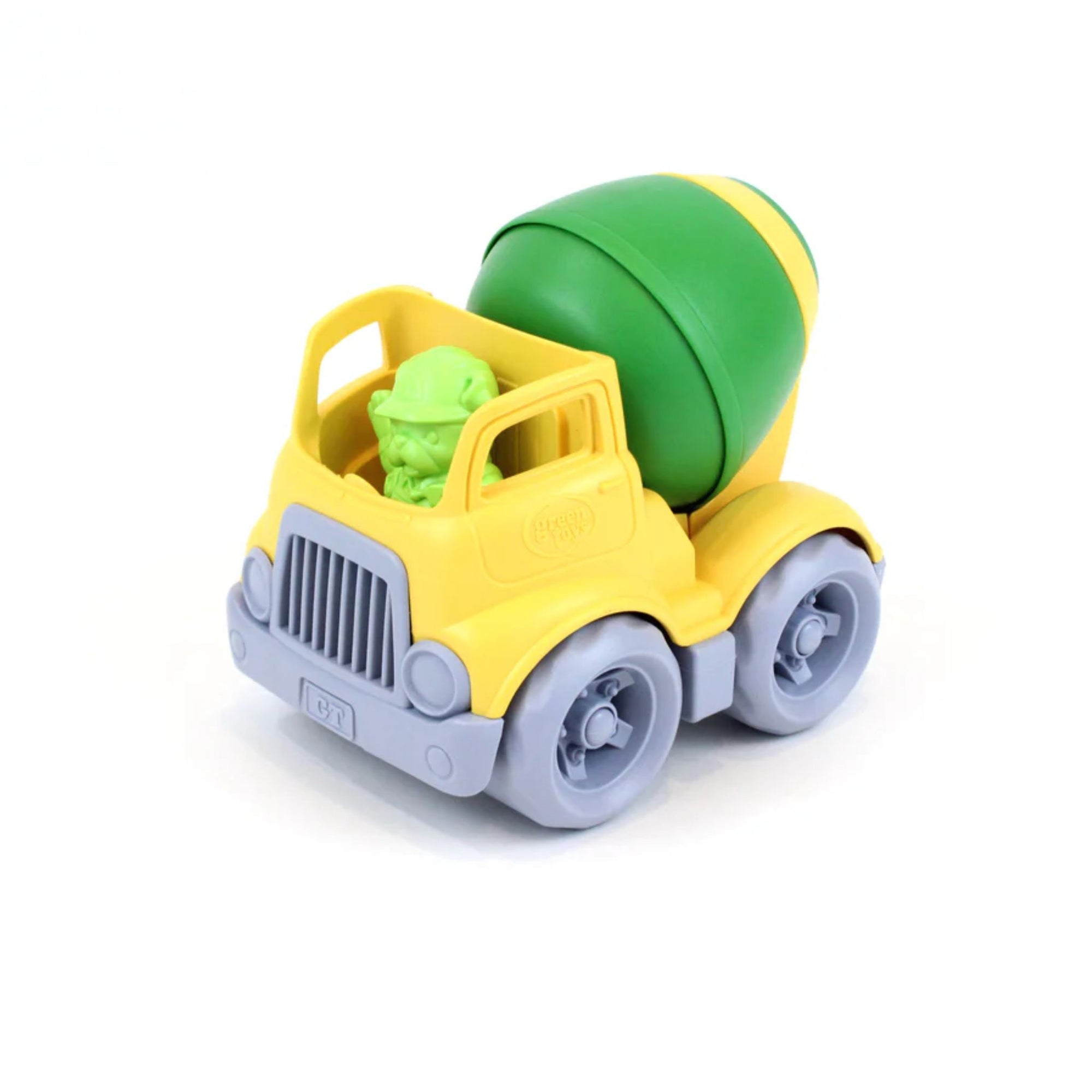 Green Toys Mixer Construction Truck - Green / Yellow