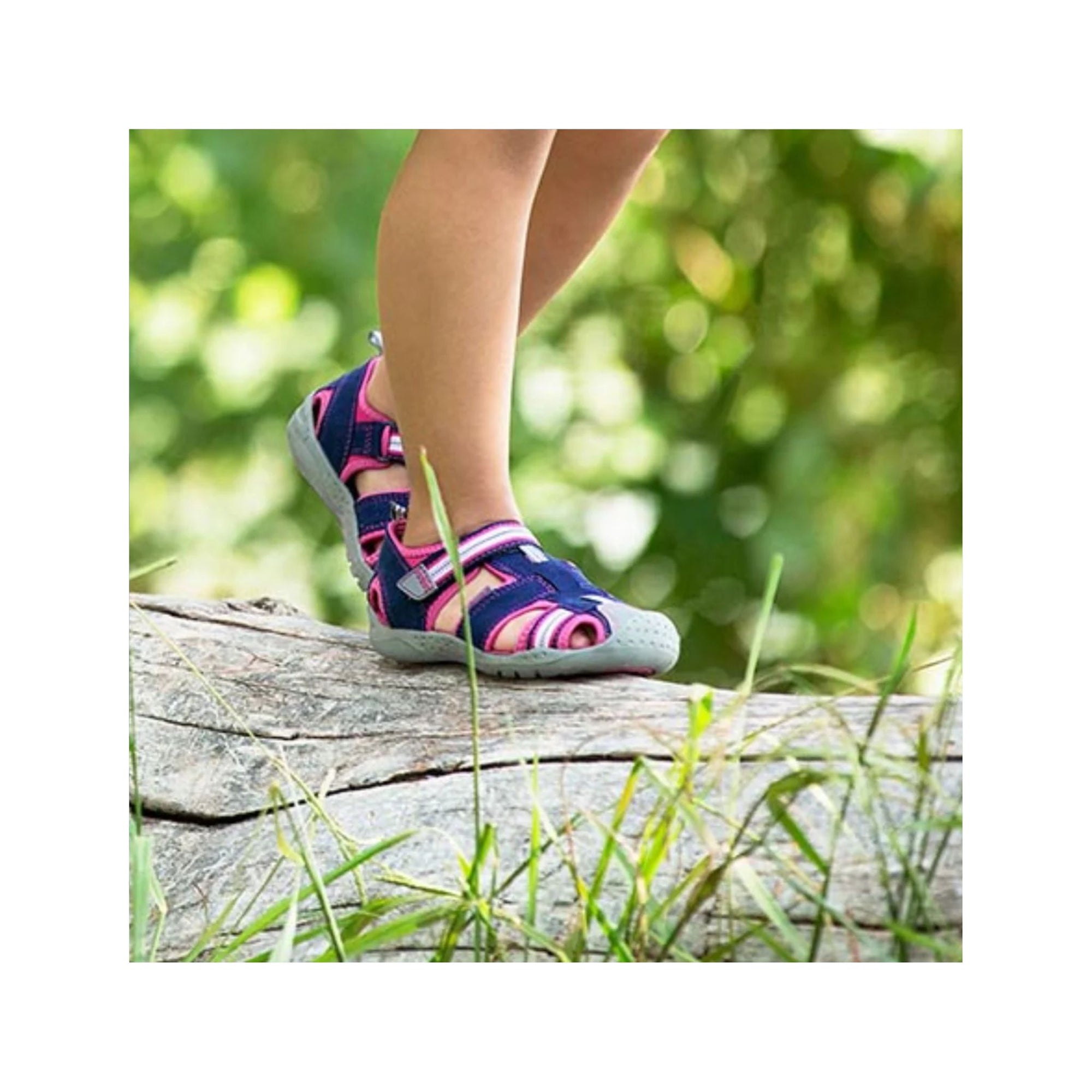 Pediped Flex Sahara Navy Pink Adventure Sandals