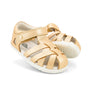 Bobux Pale Gold Tropicana II Sandals Step Up