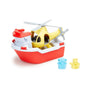 Green Toys Rescue Boat and Helicopter