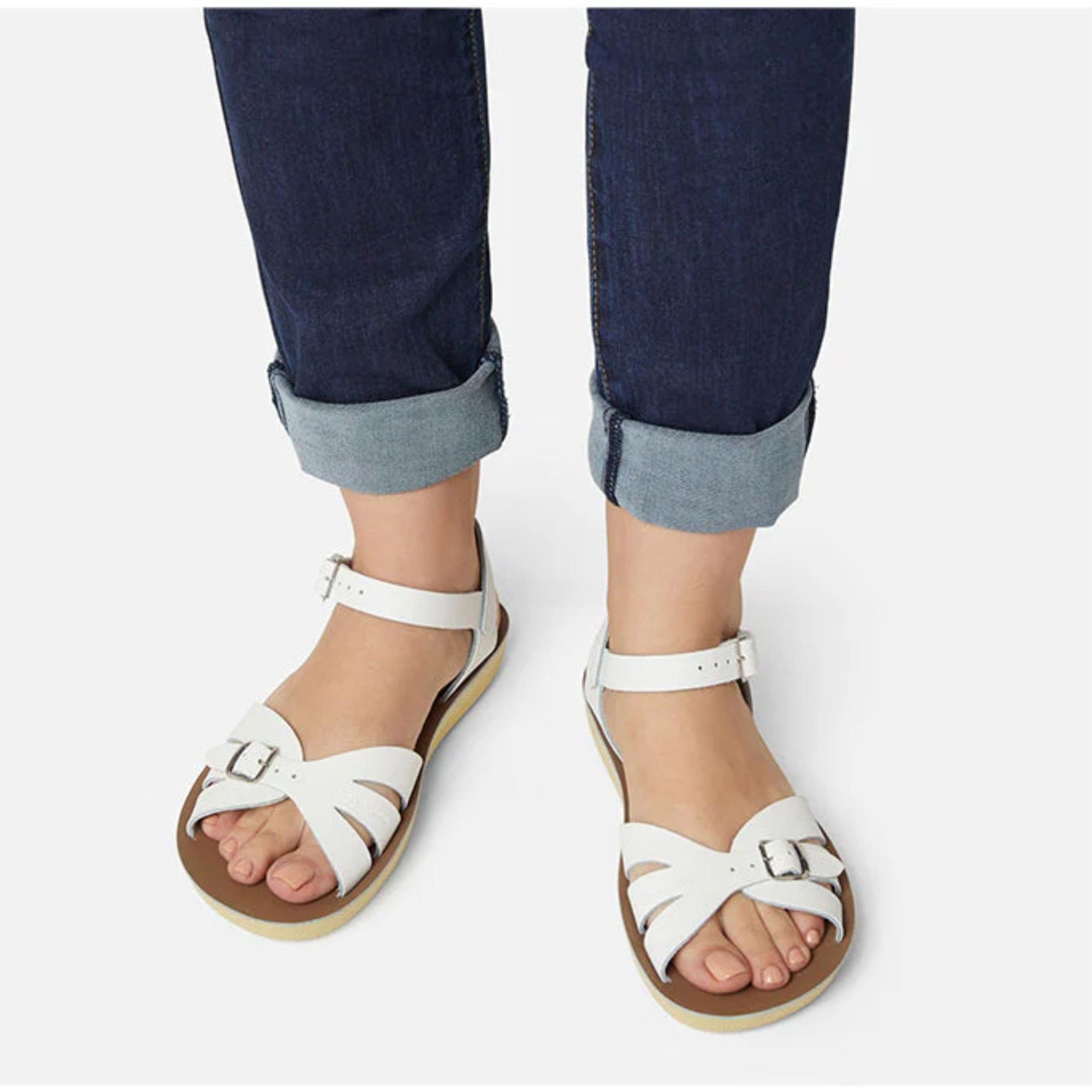 Salt-water Sandals Boardwalk Adult - White