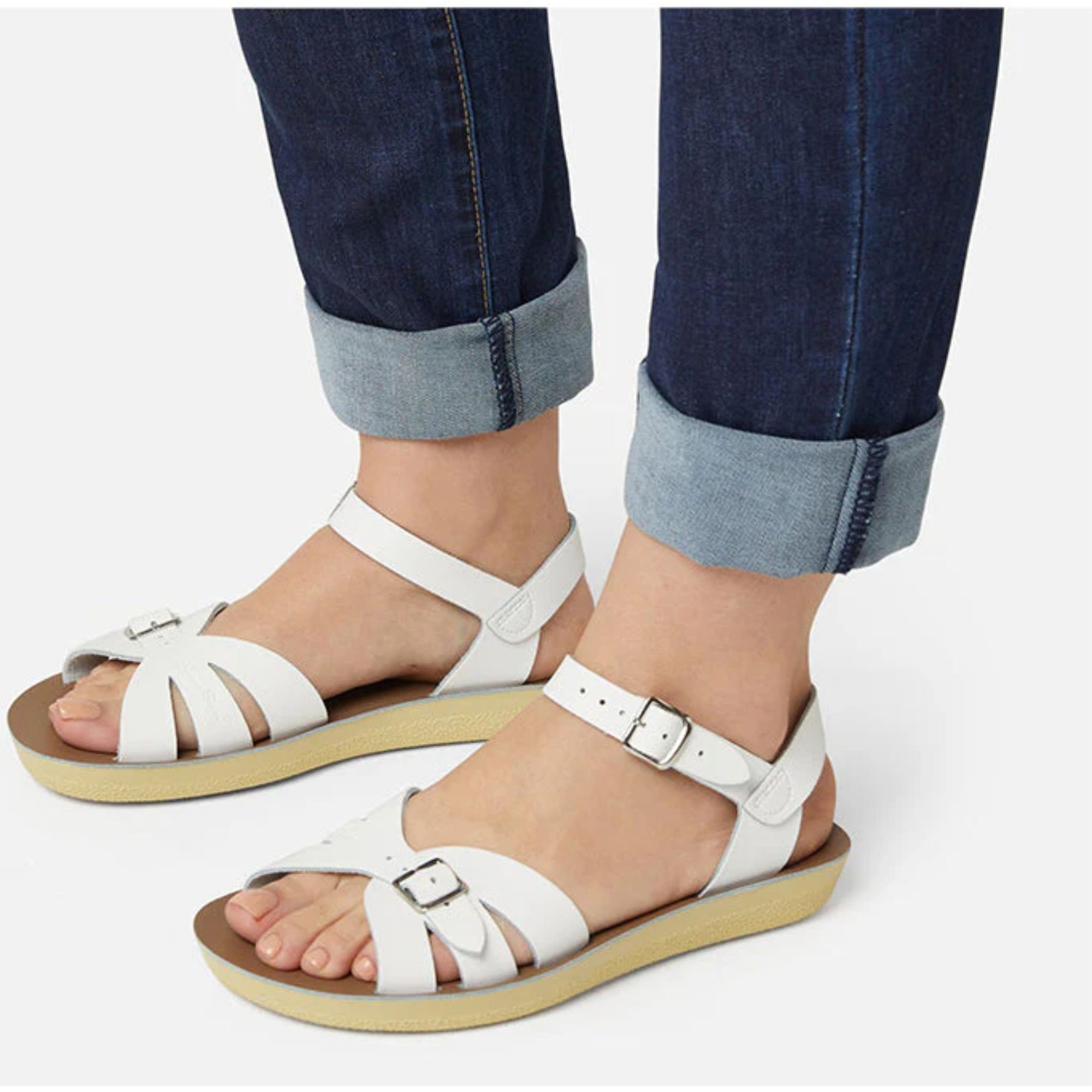 Salt-water Sandals Boardwalk Adult - White