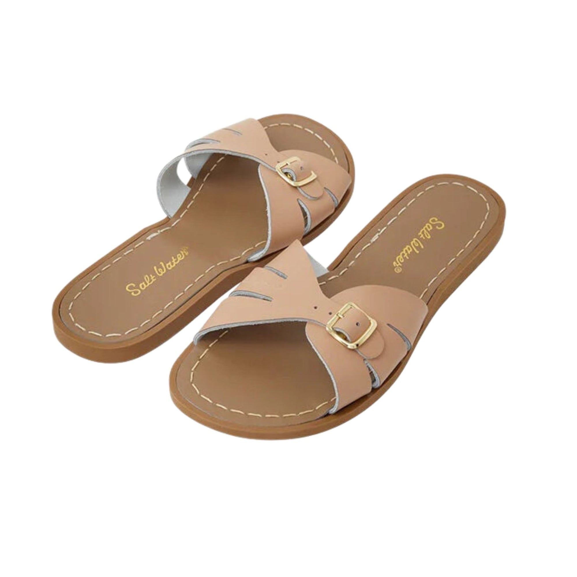 Salt-water Sandals Classic Slide Adult - Latte