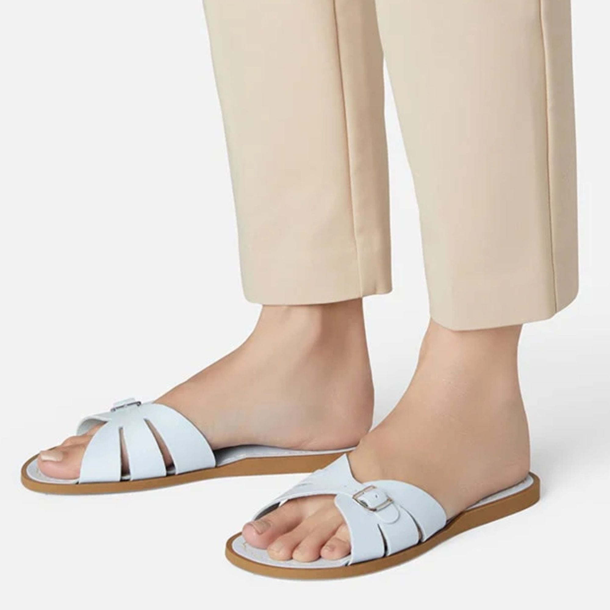 Salt-water Sandals Classic Slide Adult - Light Blue