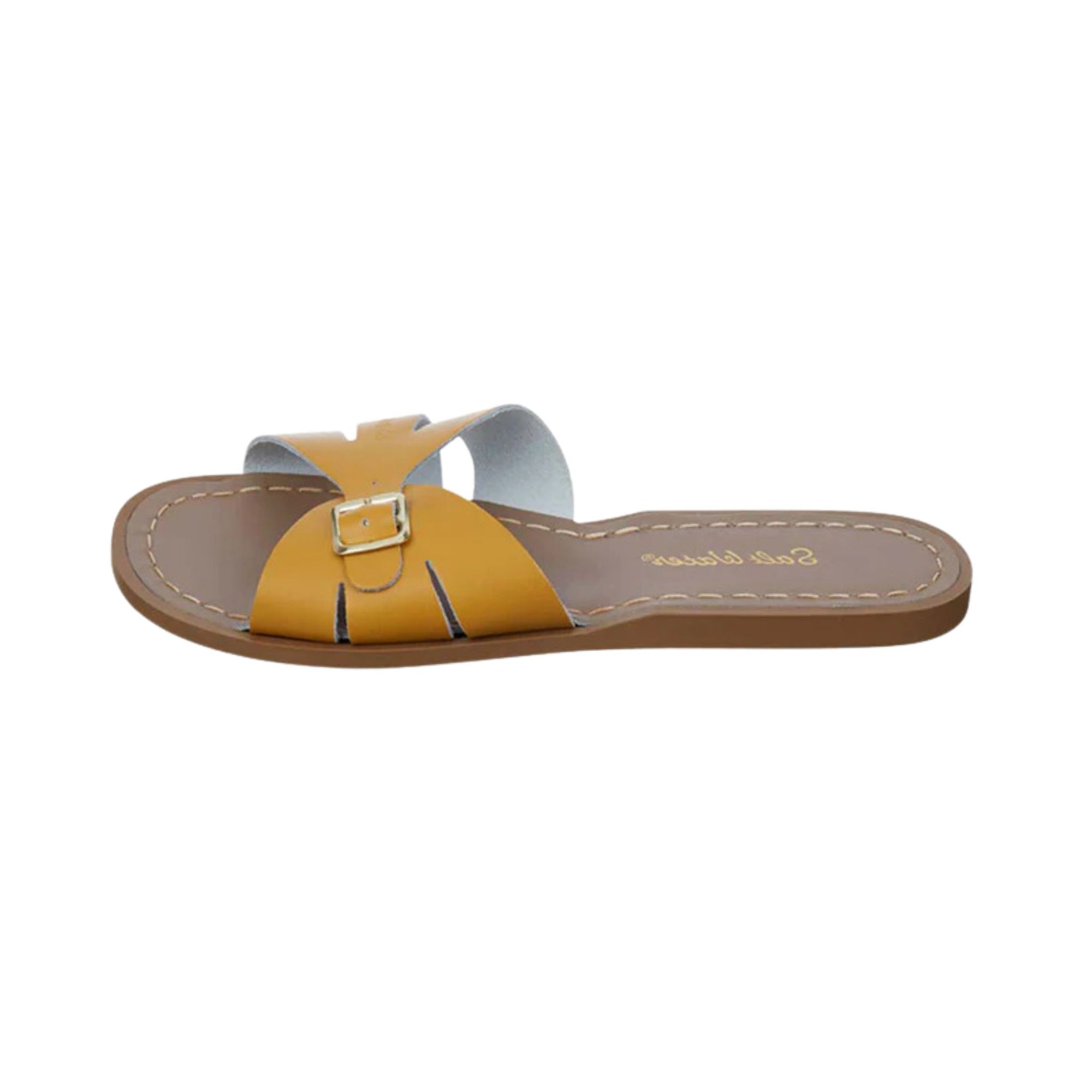 Salt-water Sandals Classic Slide Adult - Mustard