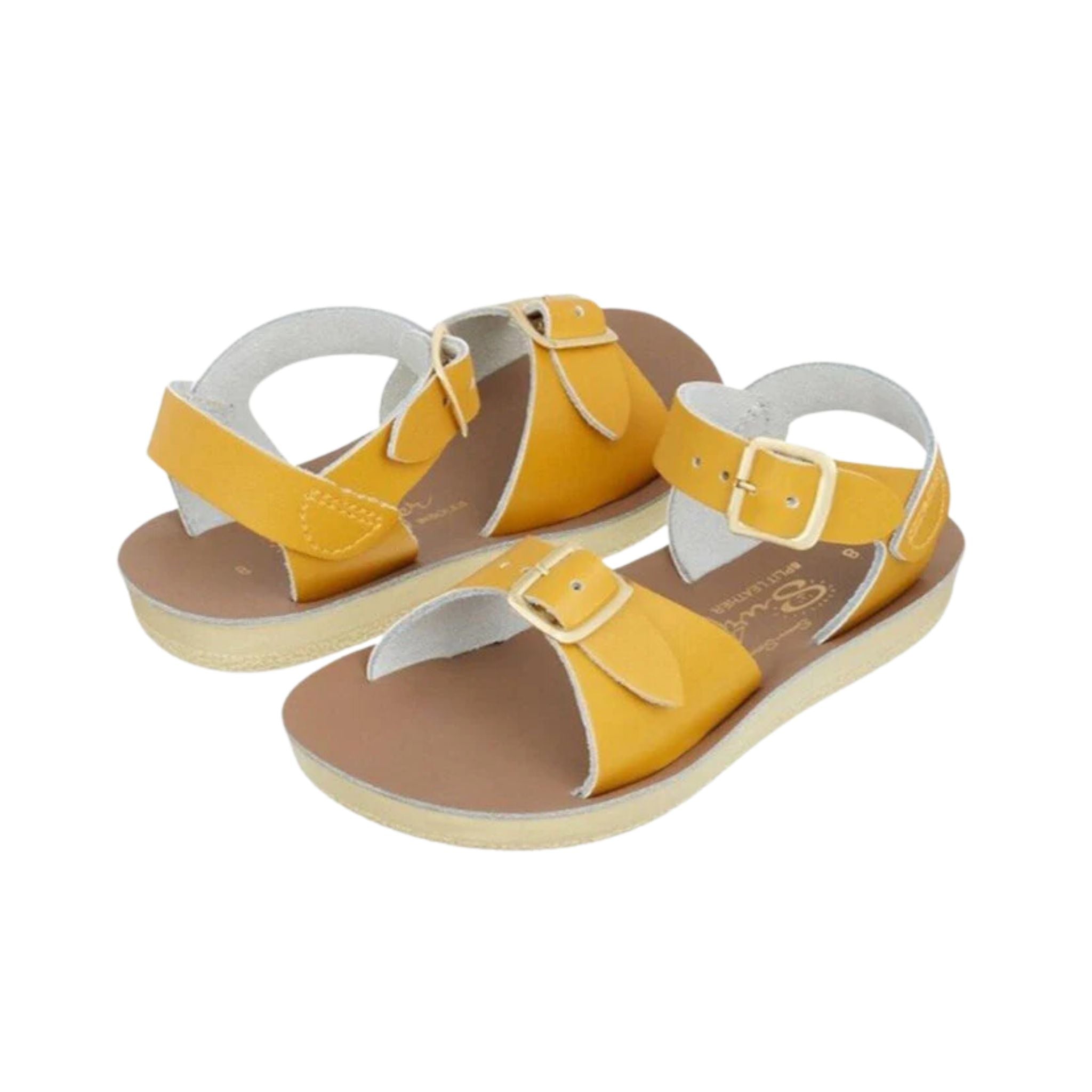 Salt Water Sandals Surfer Sandals Mustard The Elly Store