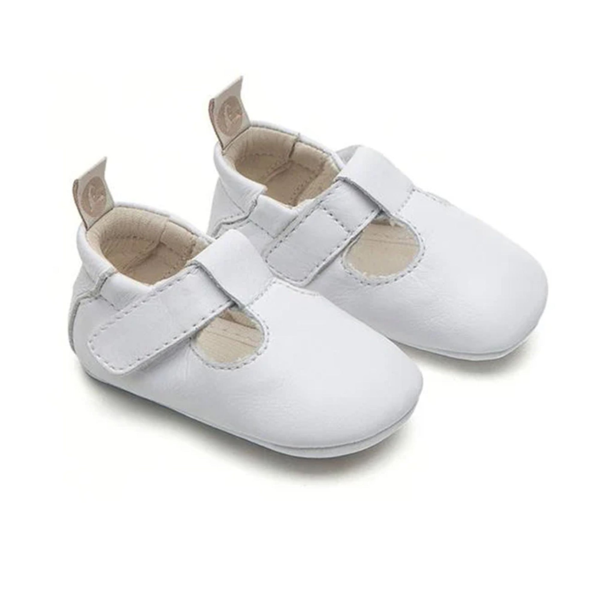 Tip Toey Joey Strappy Shoes - White