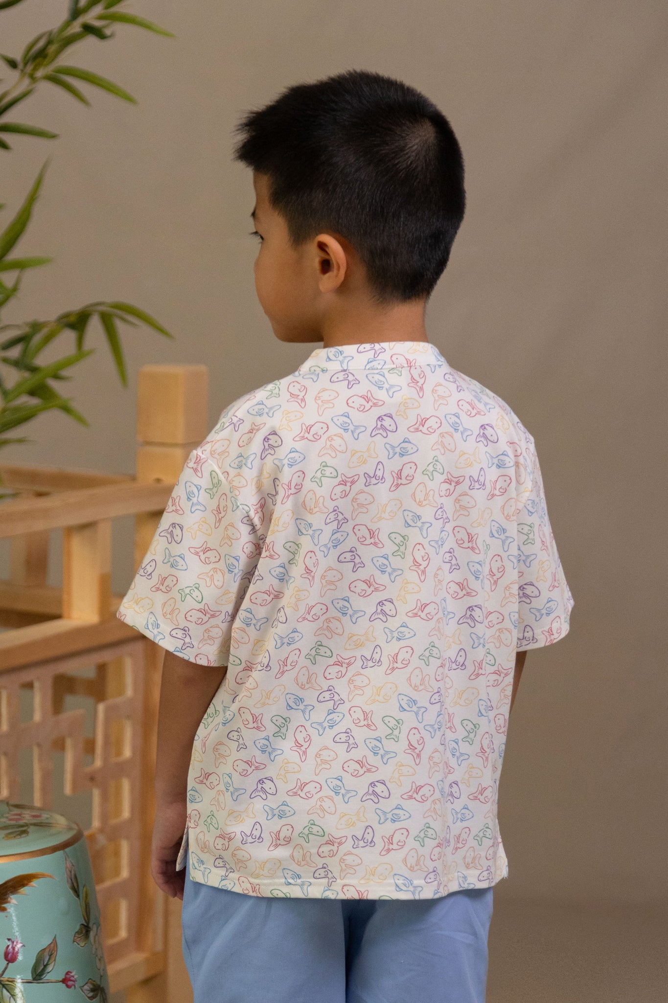 Jersey Tang Shirt - Rainbow Fish