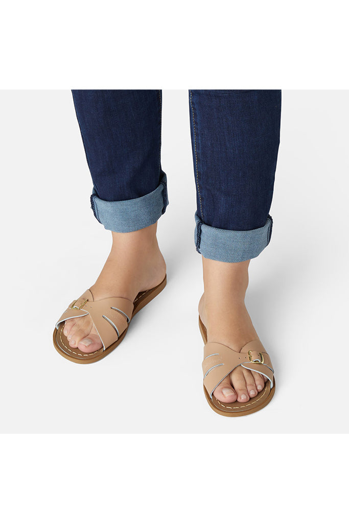 Classic Slide Adult Latte Salt water Sandals The Elly Store