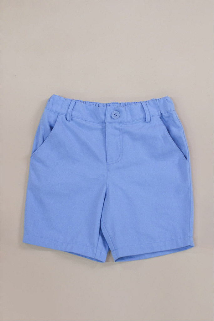 Charlie Shorts - Cornflower Blue | Boys&#39; Bottoms | The Elly Store Singapore