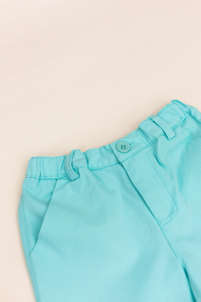 Charlie Shorts - Sky Blue | Boys' Bottoms | The Elly Store Singapore