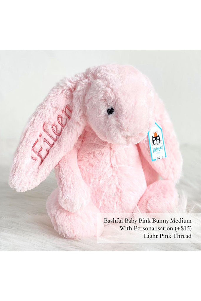 Jellycat Bashful Bunny Plush Toys In Baby Pink | The Elly Store