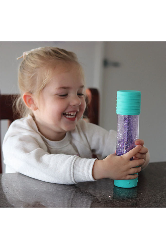 DIY Calm Down Bottle - Teal by Jellystone Designs | Ideal for Sensory Play | The Elly Store Singapore