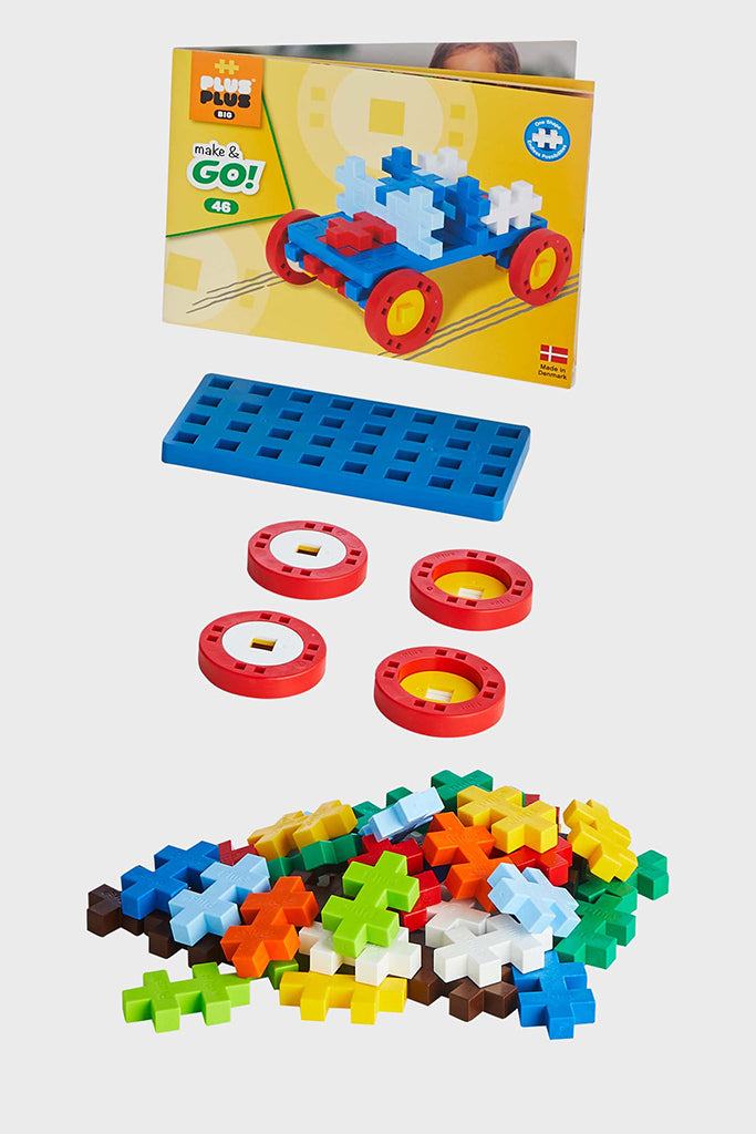 BIG Make & Go - 46 Pcs by Plus-Plus | Hours of Open-ended Fun Play | The Elly Store Singapore