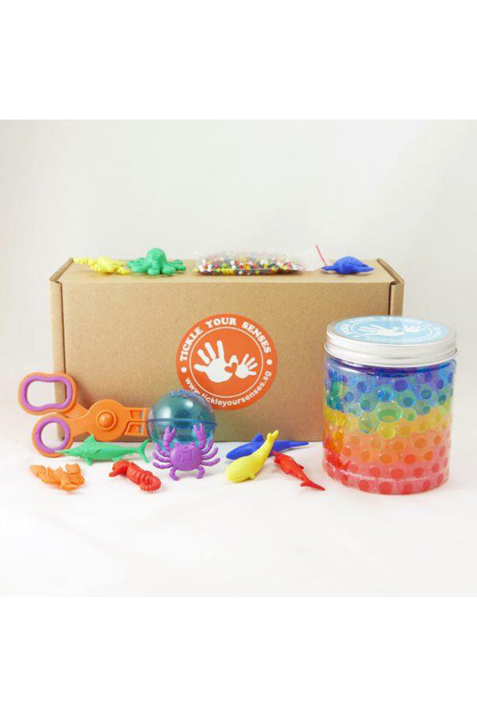 Rainbow Sea Creatures Waterbeads Kit by Tickle Your Senses | Ideal for Sensory Play | The Elly Store Singapore